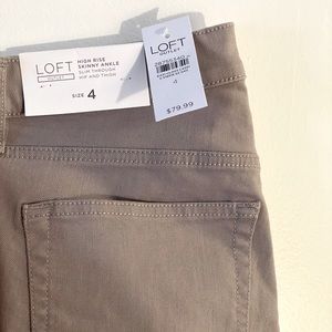 High rise skinny ankle jeans